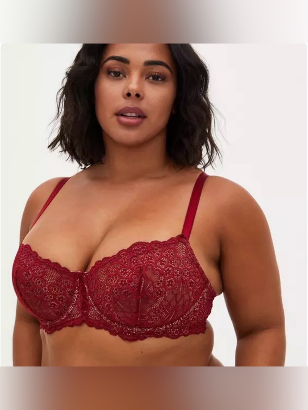 Torrid Balconette Unlined Lace Bra 40ddd